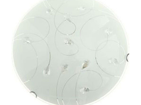 Φωτιστικό Οροφής Wall & Ceiling Luminairies AD998052 Clear Μέταλλο,Γυαλί