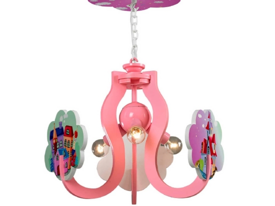 Φωτιστικό Bambini Luminaires MD130193P Pink PVC