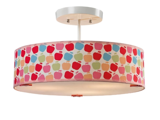 Φωτιστικό Bambini Luminaires MD130243 Pink Μέταλλο,Ύφασμα