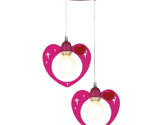 Φωτιστικό Bambini Luminaires MD70832 Pink Mdf