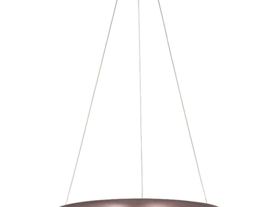 Φωτιστικό Οροφής 2055 Led 3000K 50W Φ60cm Brushed Coffee Αλουμίνιο,Ακρυλικό