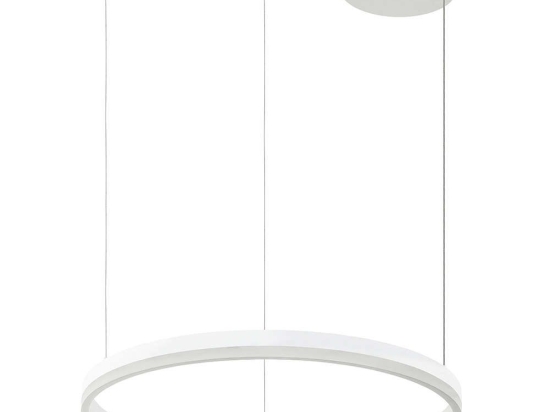 Φωτιστικό Οροφής Κύκλος 20261 Led 3000K 42W Φ60cm White Matt Αλουμίνιο,Ακρυλικό
