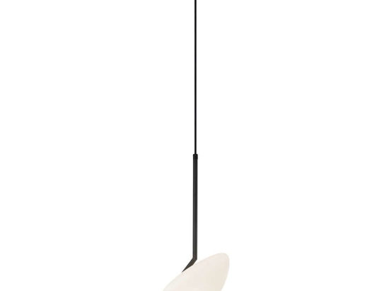 Φωτιστικό Οροφής 20254 Led 3000K 5W Black Matt Μέταλλο,Γυαλί