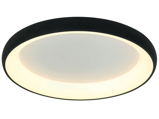 Φωτιστικό Οροφής - Πλαφονιέρα 2056 Led 3000K 60W Φ80cm Sandy Black Αλουμίνιο,Ακρυλικό