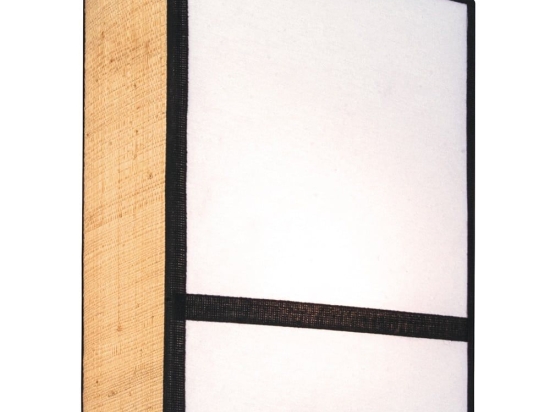 Φωτιστικό Τοίχου - Απλίκα 20356 1xE27 Max 25W Natural - White - Black Μέταλλο,Ύφασμα