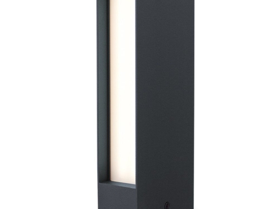 Φωτιστικό Δαπέδου E257 Με Οπάλ Diffuser Led 3000K 9W Graphite
