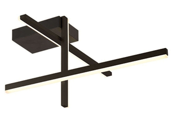 Φωτιστικό Οροφής - Πλαφονιέρα 22025 50x50x30cm Dim Led 2700Lm 25W 3000K Black