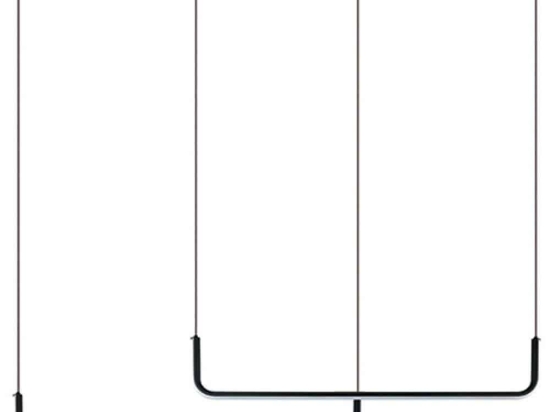 Φωτιστικό Οροφής 22010 120x7x220cm Dim Led 4500Lm 40W 3000K Black