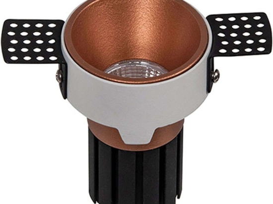 Σποτ Χωνευτό S096-C Φ8,2x13,5x10,2cm Led 675Lm 9W 3000K Copper Στρόγγυλο