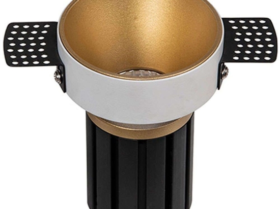 Σποτ Χωνευτό S096-G Φ8,2x13,5x10,2cm Led 675Lm 9W 3000K Gold Στρόγγυλο