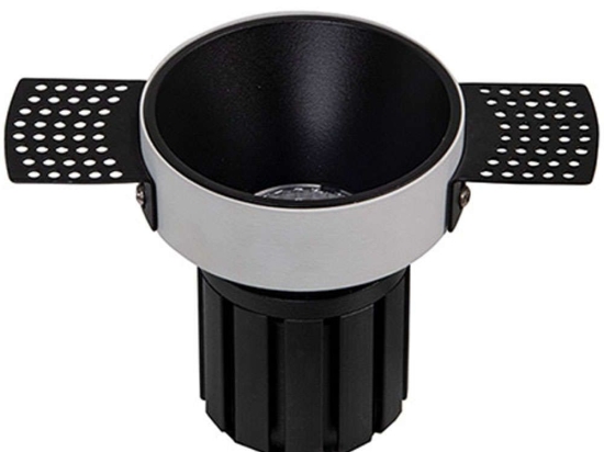 Σποτ Χωνευτό S095-B Φ6,2x10,9x7,4cm Led 450Lm 6W 3000K Black Στρόγγυλο