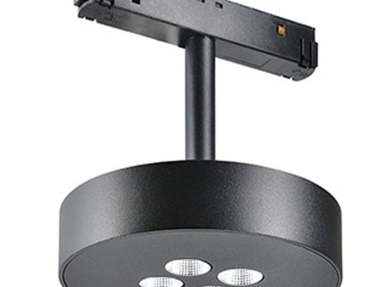 Φωτιστικό Σποτ Μαγνητικής Ράγας 20177 Φ12x11cm Led 1320Lm 12W 3000K Black