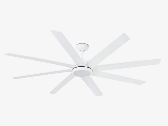 Ανεμιστήρας Οροφής Century 33553A Με Φως Led 15W 3000K Και Τηλεχειριστήριο D165cm White Faro Barcelona