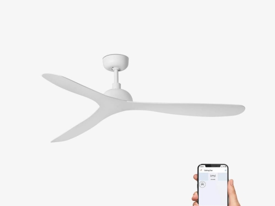Ανεμιστήρας Οροφής Gotland 33446WP Smart Fan Με Τηλεχειριστήριο D132cm White Faro Barcelona
