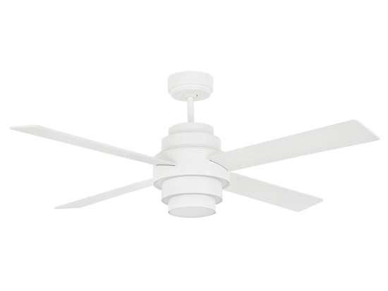 Ανεμιστήρας Οροφής Disc 33397 Με Φως Led 19W 2700K Και Τηλεχειριστήριο D132cm White Faro Barcelona