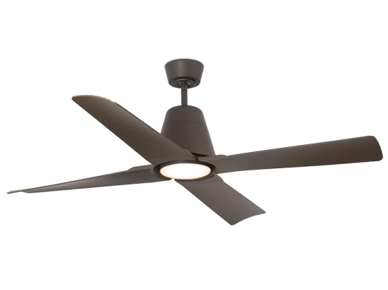 Ανεμιστήρας Οροφής Typhoon 33490-16 Με Φως Led 19W 3000K Και Τηλεχειριστήριο D130cm Brown Faro Barcelona