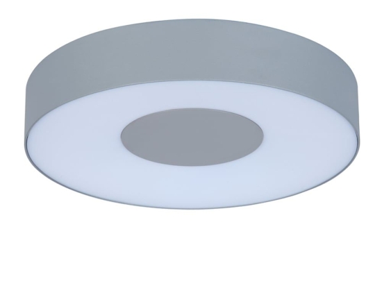 Φωτιστικό Τοίχου - Οροφής Ublo Round Large 6348101112 IP54 Led 3000K 45x263x263mm Matt Silver Lutec
