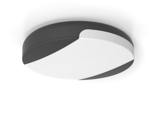 Φωτιστικό Τοίχου - Οροφής Sweep 6303401118 IP54 Led 3000/4000K 55x260x260mm Dark Grey Lutec