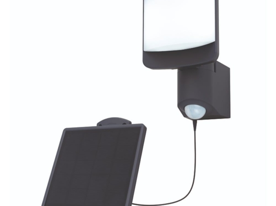 Φωτιστικό Τοίχου Ηλιακό Sunshine Small 6925701345 IP54 Led 5000K 184,5x153x120mm Dark Grey Lutec