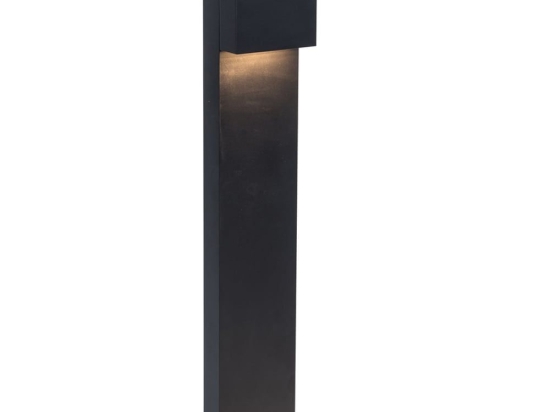 Φωτιστικό Δαπέδου Gemini XF 7104002012 IP54 Led 3000K 65x11x92cm Matt Black Lutec