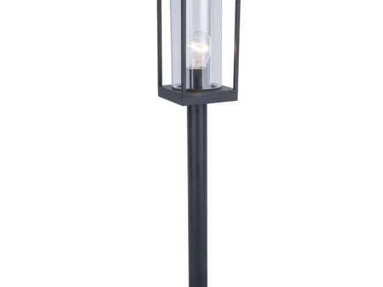 Φωτιστικό Δαπέδου Flair 7288801012 IP44 E27 75x12x12 Matt Black Lutec