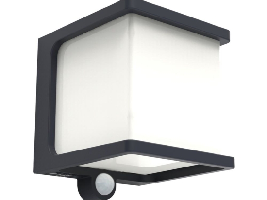 Φωτιστικό Τοίχου Ηλιακό Doblo 6940101125 IP54 Led 4000K Με Αισθητήρα Κίνησης 12,9x11x11cm Dark Grey Lutec