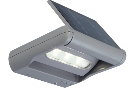 Φωτιστικό Τοίχου Ηλιακό Mini Led Spot 6914401000 IP44 Led 4000K 5x18,1x17,9cm Silver Lutec