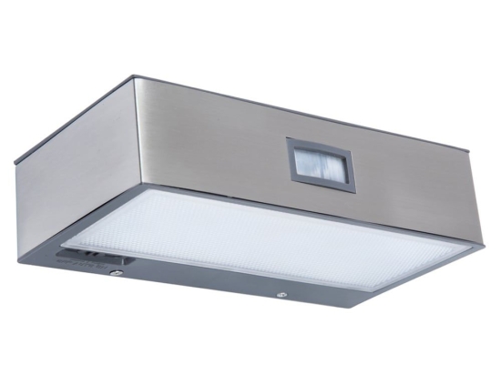 Φωτιστικό Τοίχου Ηλιακό Brick 6908501308 IP44 Led 4000K 4,8x9,5x18cm Silver Lutec