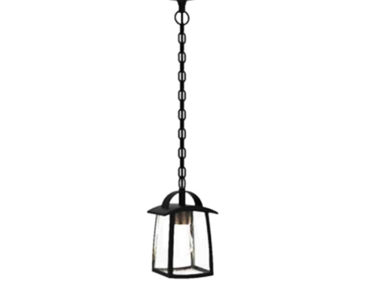 Φωτιστικό Οροφής Κρεμαστό Kelsey 6273601012 IP44 E27 90,6x17x14,3 Matt Black Lutec
