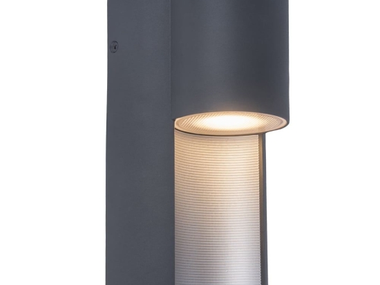 Φωτιστικό Τοίχου Urban 5196501118 IP54 GU10 9,2x22x12,4 Dark Grey Lutec