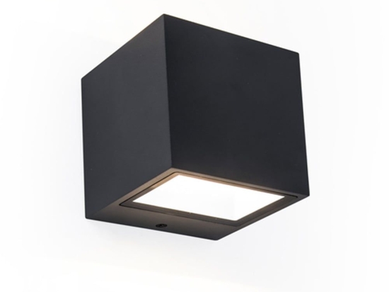 Φωτιστικό Τοίχου Gemini Mini 5189125012 IP54 Led 3000K 8,8x8,6x8,5 Matt Black Lutec