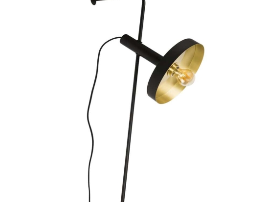 Φωτιστικό Τοίχου - Απλίκα Whizz 20165-95 E27 max 15W Black - Gold Faro Barcelona