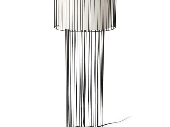 Φωτιστικό Δαπέδου Linda 29312 E27 15W Black-Beige Faro Barcelona