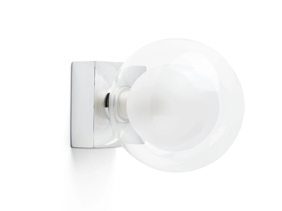 Φωτιστικό Μπάνιου - Απλίκα Perla G9 max 6W Chrome Faro Barcelona Μέταλλο,Γυαλί