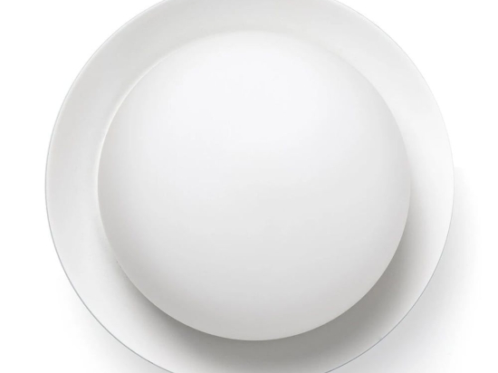Φωτιστικό Τοίχου - Οροφής May 40095 LED 4W 3000K White Faro Barcelona Μέταλλο,Γυαλί