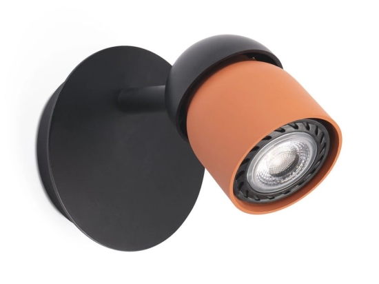 Φωτιστικό Τοίχου Coco 40663 1xGU10 Black - Terracota Faro Barcelona