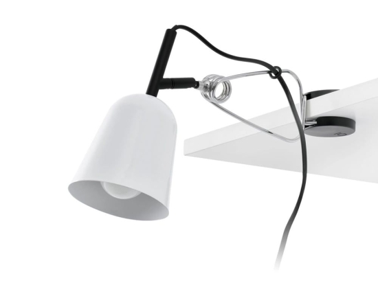 Φωτιστικό Γραφείου Με Κλιπ Studio 51135 E14 max 8W White Faro Barcelona
