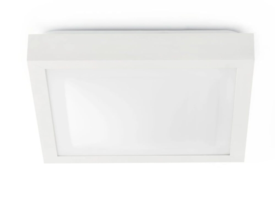 Φωτιστικό Μπάνιου - Πλαφονιέρα Tola-2 62969 2xE27 20W White Faro Barcelona Αλουμίνιο,PC