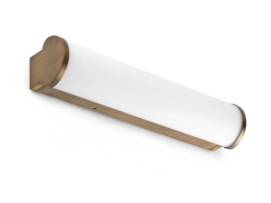 Φωτιστικό Μπάνιου - Τοίχου Danubio 63604 LED 12W 2700K 800Lm Bronze Faro Barcelona Αλουμίνιο,Γυαλί