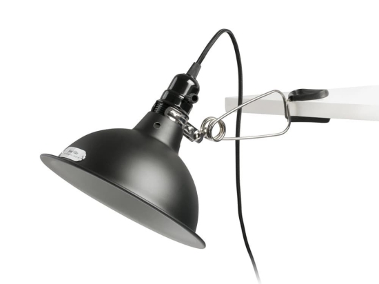 Φωτιστικό Γραφείου Με Κλιπ Pepper 64169 E27 max 15W Black Faro Barcelona