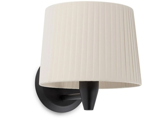 Φωτιστικό Τοίχου - Απλίκα Samba 64307-35 E27 max 15W Black - Beige Faro Barcelona