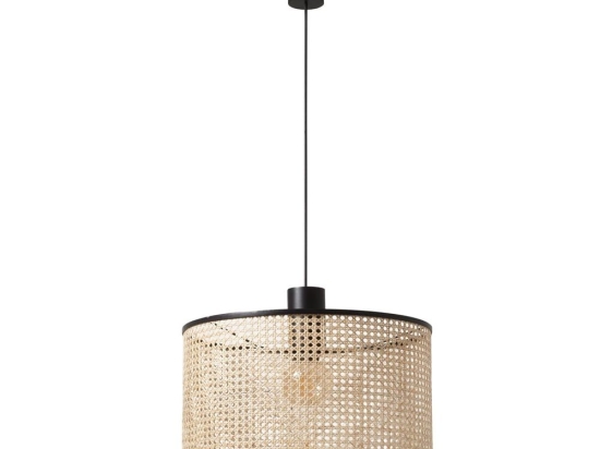 Φωτιστικό Οροφής Κρεμαστό Mambo 64315-49 ø45 E27 max 15W Black Faro Barcelona
