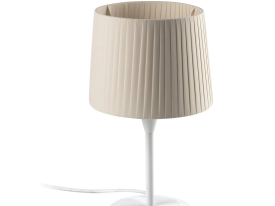 Επιτραπέζιο Φωτιστικό Samba 64316-35 E27 max 15W White-Beige Faro Barcelona