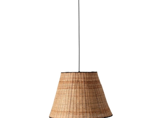 Φωτιστικό Οροφής Κρεμαστό Sumba 65134-72 E27 max 15W Black-Rattan Faro Barcelona