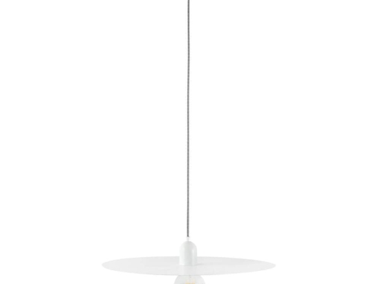 Φωτιστικό Οροφής Κρεμαστό Plat 68146 E27 max 15W White Faro Barcelona