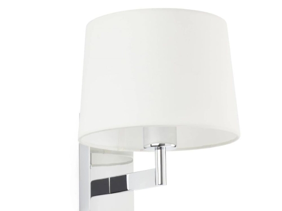 Φωτιστικό Τοίχου - Απλίκα Artis 68491-01 E27 max 15W Chrome - White Faro Barcelona