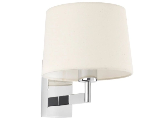 Φωτιστικό Τοίχου - Απλίκα Artis 68491-02 E27 max 15W Chrome - Beige Faro Barcelona
