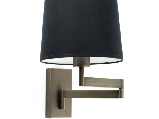 Φωτιστικό Τοίχου - Απλίκα Artis Articulated 68494-03 E27 max 15W Bronze - Black Faro Barcelona
