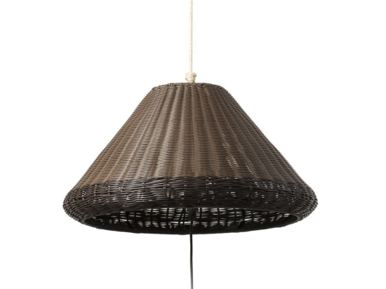 Φωτιστικό Οροφής Φορητό Saigon Out 71584-07 W70 Dark Grey-Brown Faro Barcelona