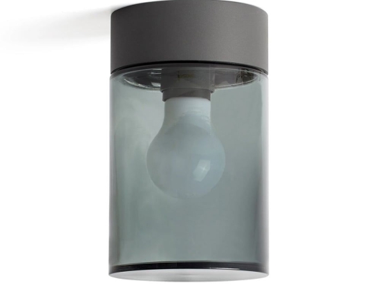 Φωτιστικό Οροφής Kila 71741 E27 max 15W Dark Grey-Fume Faro Barcelona
